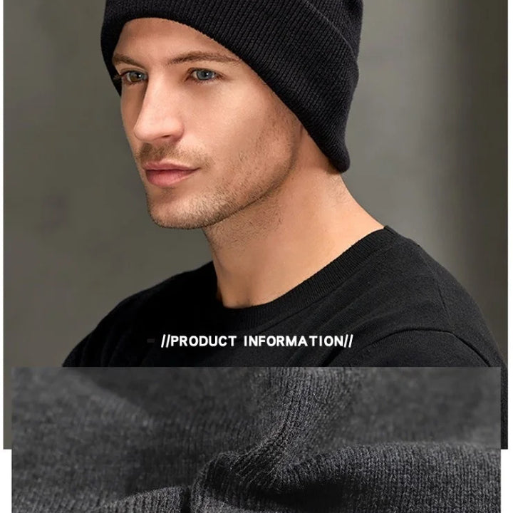 Luxury Bonnet Homme Winter Warm Knit Hat Bitcoin Cryptocurrency Skullies Beanies Caps Creative Fabric Hats