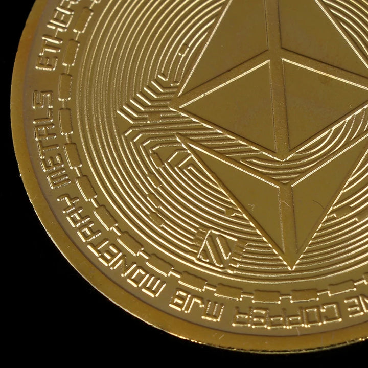 Creative Ethereum Coin Ethereum Art Collection Physical Commemorative Coin