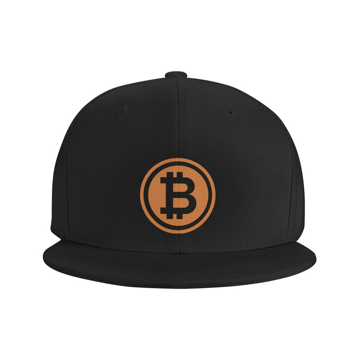 Hiphop Flat Baseball Cap Men Bitcoin Logo Fashion Caps Hats for Logo Asquette Homme Dad Hat for Men Trucker Cap