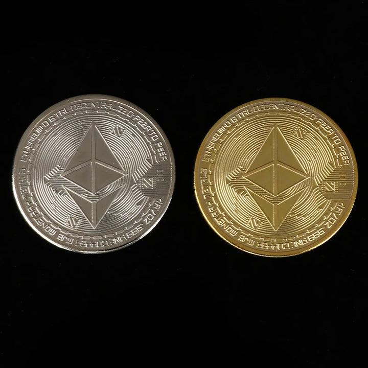 Creative Ethereum Coin Ethereum Art Collection Physical Commemorative Coin