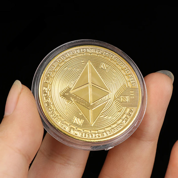 Creative Ethereum Coin Ethereum Art Collection Physical Commemorative Coin