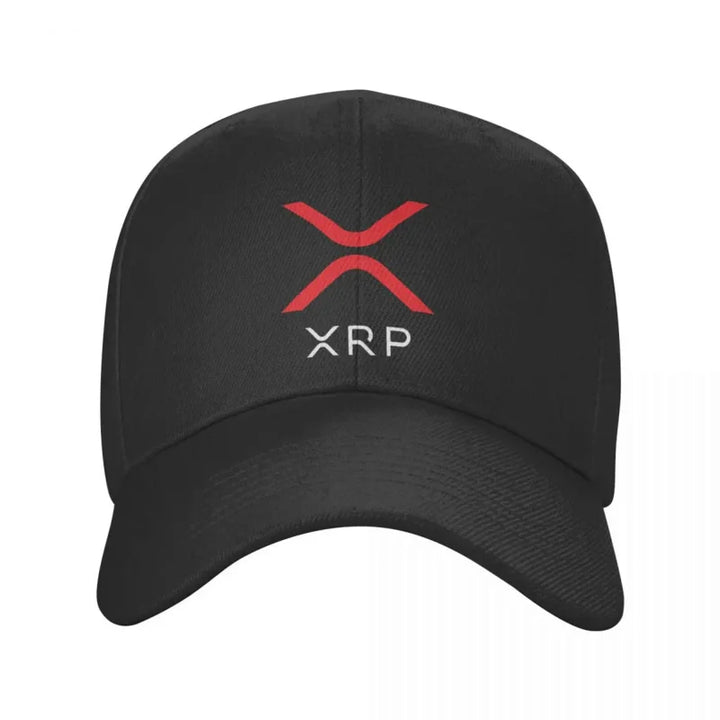 Classic Ripple XRP Ripple Red Baseball Cap Men Women Custom Adjustable Adult Bitcoin Dad Hat Hip Hop Snapback Hats Trucker Caps