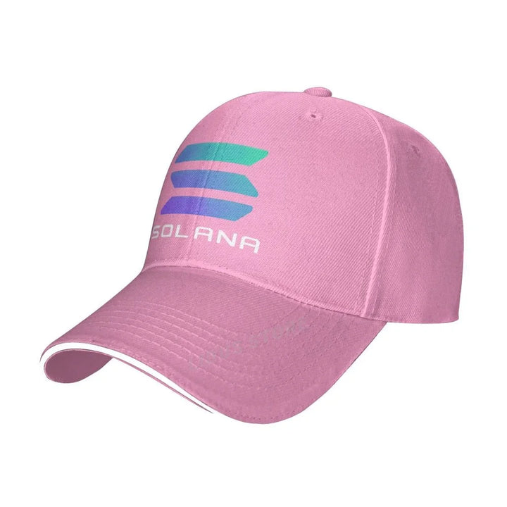 Solana Crypto Solana Sol Baseball Cap Hat Hip Hop Women Sun Czapka Casquette Casual Mens Outdoor Fish Bonnet