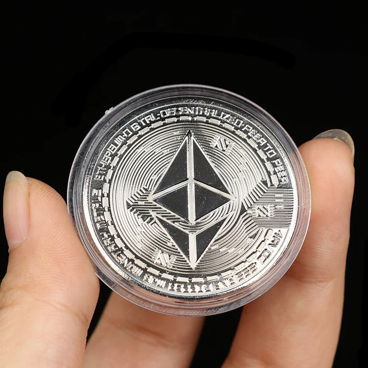 Creative Ethereum Coin Ethereum Art Collection Physical Commemorative Coin