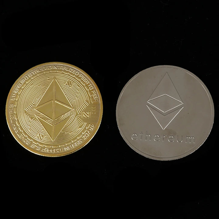 Creative Ethereum Coin Ethereum Art Collection Physical Commemorative Coin