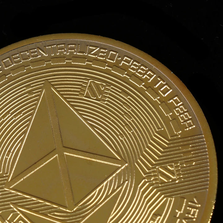 Creative Ethereum Coin Ethereum Art Collection Physical Commemorative Coin