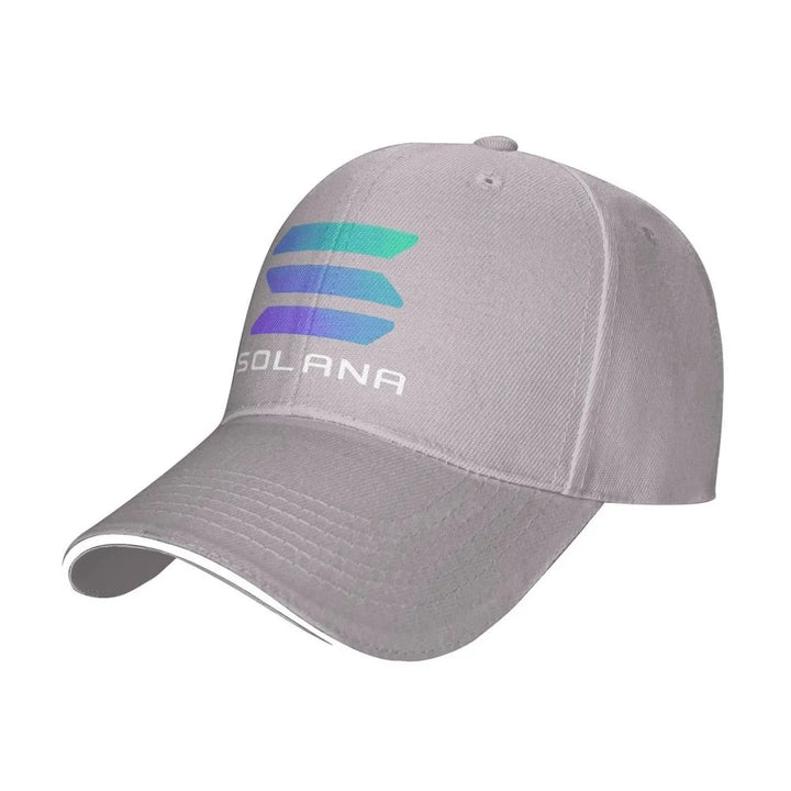 Solana Crypto Solana Sol Baseball Cap Hat Hip Hop Women Sun Czapka Casquette Casual Mens Outdoor Fish Bonnet