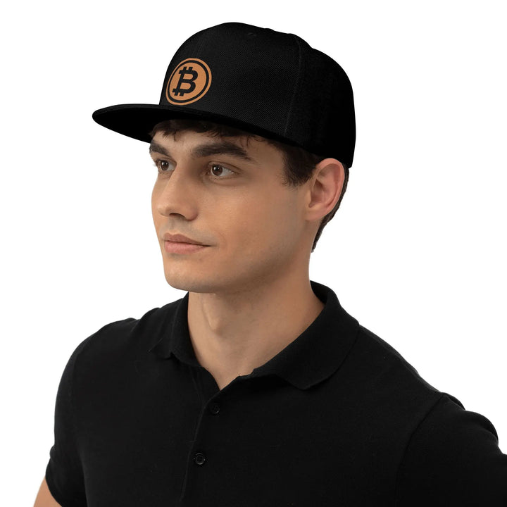 Hiphop Flat Baseball Cap Men Bitcoin Logo Fashion Caps Hats for Logo Asquette Homme Dad Hat for Men Trucker Cap