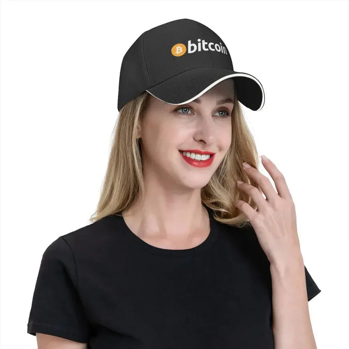 Personalized Bitcoin The Original Baseball Cap Sun Protection Women Men's Adjustable BTC Crypto Coins Dad Hat Autumn